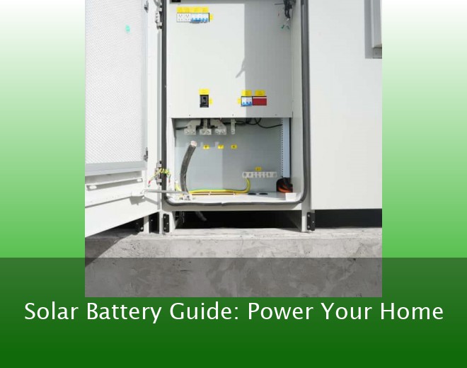 Solar Battery Guide: Power Your Home